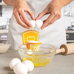 Séparateur de blanc d'œuf et de jaune d'œuf en forme de panier de basket-ball