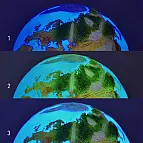 Trois modes d'éclairage