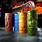 Set de 4 verres tiki