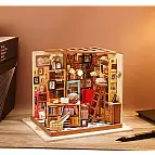 Une librairie miniature à monter soi-même