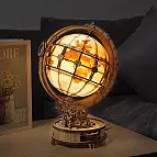 Construit un globe avec de la lumière