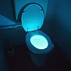 Lampe LED pour les toilettes