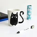 Un mug en forme de chat