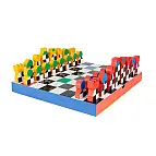 Un jeu d'échecs original et coloré