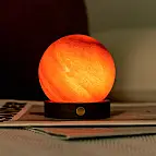 Modèle de tempête de sable avec lumière orange