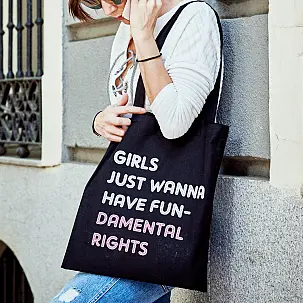 Tote bag Girls Just Wanna Have Droits fondamentaux