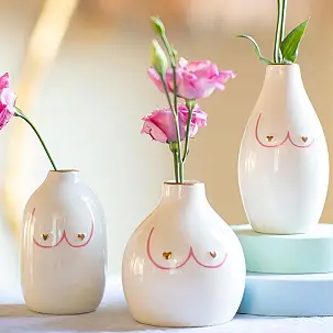 Jeu de 3 mini-vases Girl Power