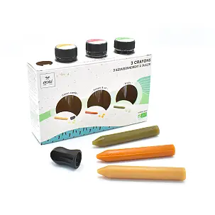 Coffret contenant 3 crayons d’assaisonnement à tailler