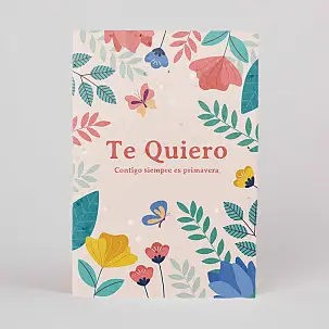 Tarjeta plantable Te Quiero