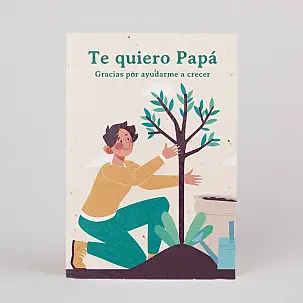 Tarjeta plantable Te quiero Papá