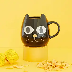 Tasse en forme de chat thermosensible