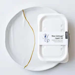 Kit Kintsugi pour réparer les céramiques cassées avec de l'or