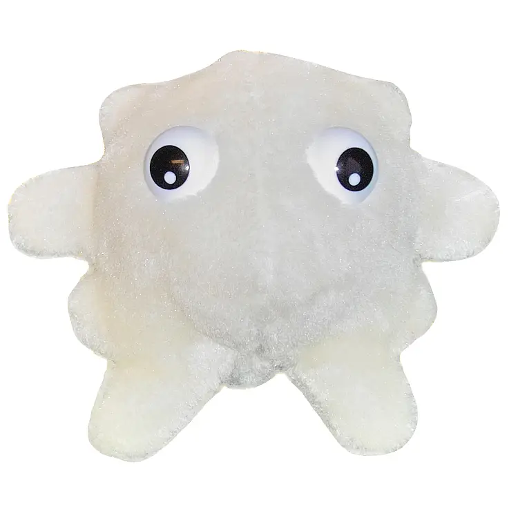 Peluche d'un globule blanc