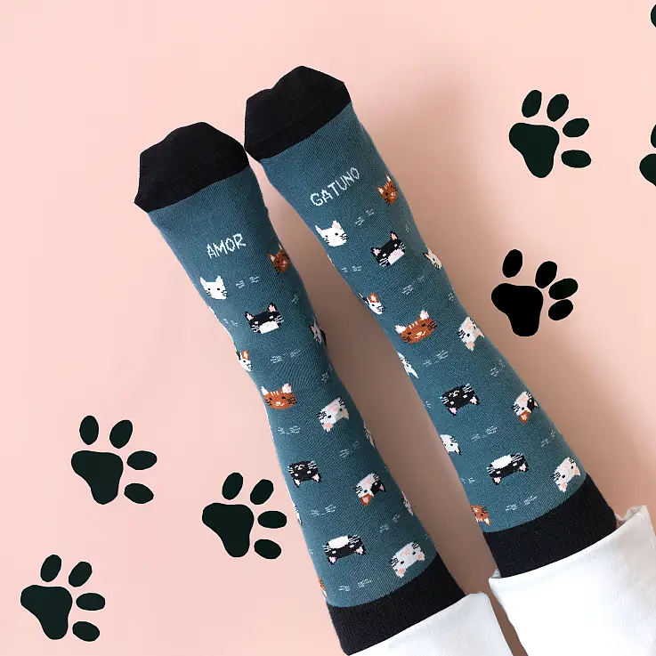 Chaussettes pour les amoureux des chats