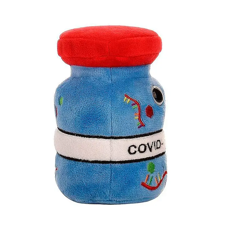 Soyez fiers de pouvoir distribuer le vaccin COVID19 sous forme de peluche.