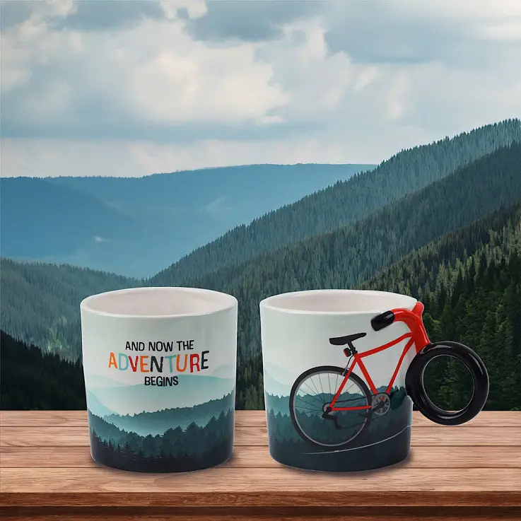 Tasse à vélo 3D